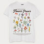 Flower Power Men's Flower Guide T Shirt, thumbnail 5 of 5