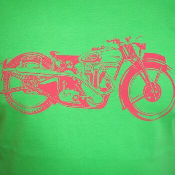 Retro Motorcycle T Shirt, 5 of 7