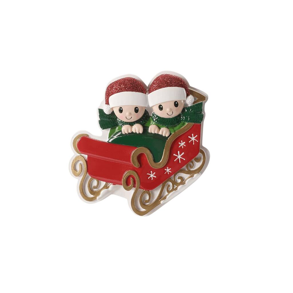 Personalised Christmas Decoration Family Of Two