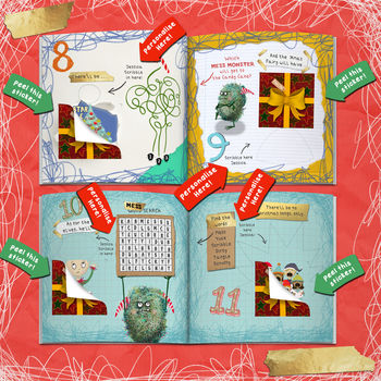 Personalised 'Christmess Adventure' Advent Book, 6 of 12