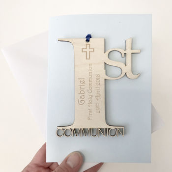 Personalised First Holy Communion Card, 4 of 12