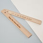 Personalised Large Wooden Ruler, thumbnail 1 of 3