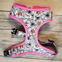 Flower And Bee Design Dog Harness, thumbnail 6 of 11