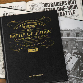 Battle Of Britain Personalised War History Deluxe Book, 3 of 12