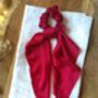 Deluxe Silk Satin Scarf Scrunchie, Style No Bow, thumbnail 3 of 8