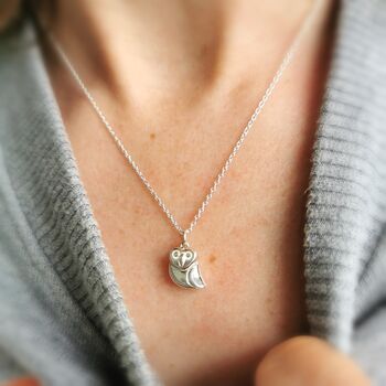 Personalised Owl Necklace, 2 of 7