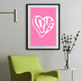 Love Pink Print, thumbnail 2 of 4