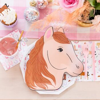 Pony Tales Large 'Horse' Plates Eight Pk, 2 of 3