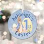 Personalised First Easter Peter/Flopsy Rabbit Ornament, thumbnail 1 of 2