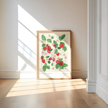 Strawberry Patch Art Print, 2 of 5