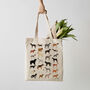 Dogs Canvas Tote Bag, thumbnail 4 of 4