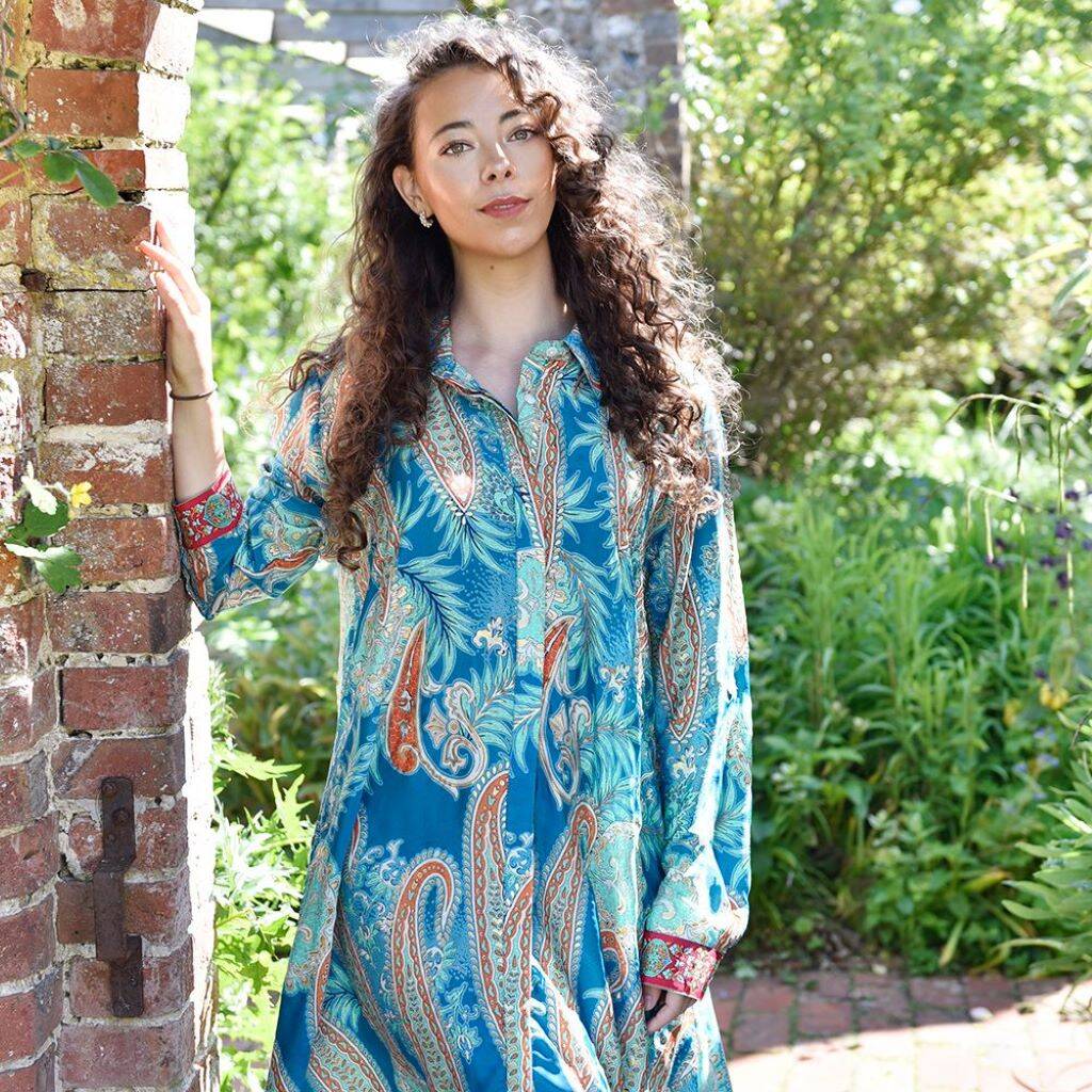 THE ELLA BUTTONED SHIFT DRESS