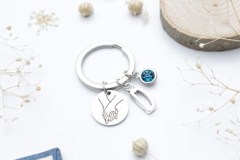I Love You, Holding Hands Gesture Necklace. Valentine's Gift, 8 of 8