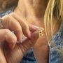 Gold Vermeil Initial Charm Necklace, thumbnail 1 of 7