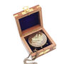 Rose London Compass With Wooden Box Or Leather Case, thumbnail 5 of 9