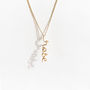 Personalised Cursive Name Pendant Necklace, thumbnail 7 of 12