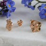 Forget Me Not Solid Silver Stud Earrings, thumbnail 7 of 9