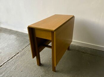 Mid Century Extendable Drop Leaf Dining Table, 3 of 9