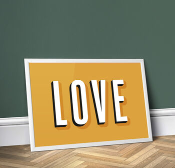 Love Poster Print, 3 of 4
