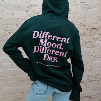 Different Mood Different Day Hoodie, 4 of 4