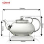 Lotus Glass Teapot 400ml, thumbnail 3 of 4