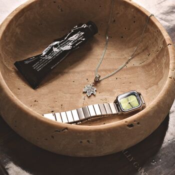 Maple Leaf Charm 925 Necklace In Sterling Silver With Zircon Gift Jewelry, 4 of 4