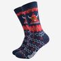 Men's Bamboo Socks Gift Box Festive Highland Cows, thumbnail 4 of 4