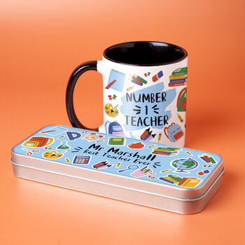 Mug And Pencil Tin Teacher Gift Set, 2 of 8