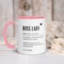 Personalised Boss Lady Mug Promotion Gift, thumbnail 1 of 5