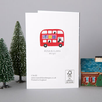 A Set Of Six London Street Christmas Cards, 2 of 2