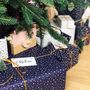 'I Believe' Christmas Stars Navy Wrapping Paper, thumbnail 6 of 12