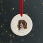 Dog Portrait Christmas Decoration, Gift For Dog Lover, thumbnail 9 of 12