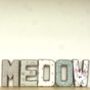Beige Corduroy Trimmed Letters, thumbnail 5 of 8