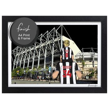 Newcastle United Personalised Stadium Print Or Card, 10 of 10