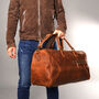Zip Front Leather Duffel, thumbnail 8 of 12
