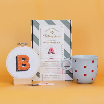Drop Shadow Alphabet Cross Stitch Kit, 3 of 10