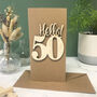 Personalised Hello 50 Birthday Card, thumbnail 6 of 8