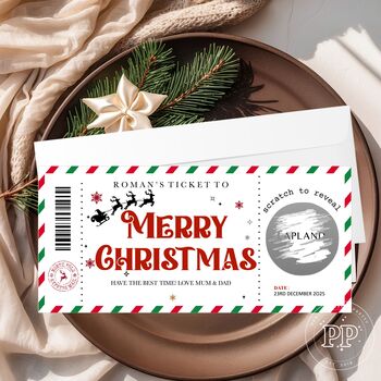 Christmas Scratch Ticket, Lapland Holiday, 3 of 6