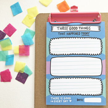 Three Good Things Daily Notepad, 9 of 10