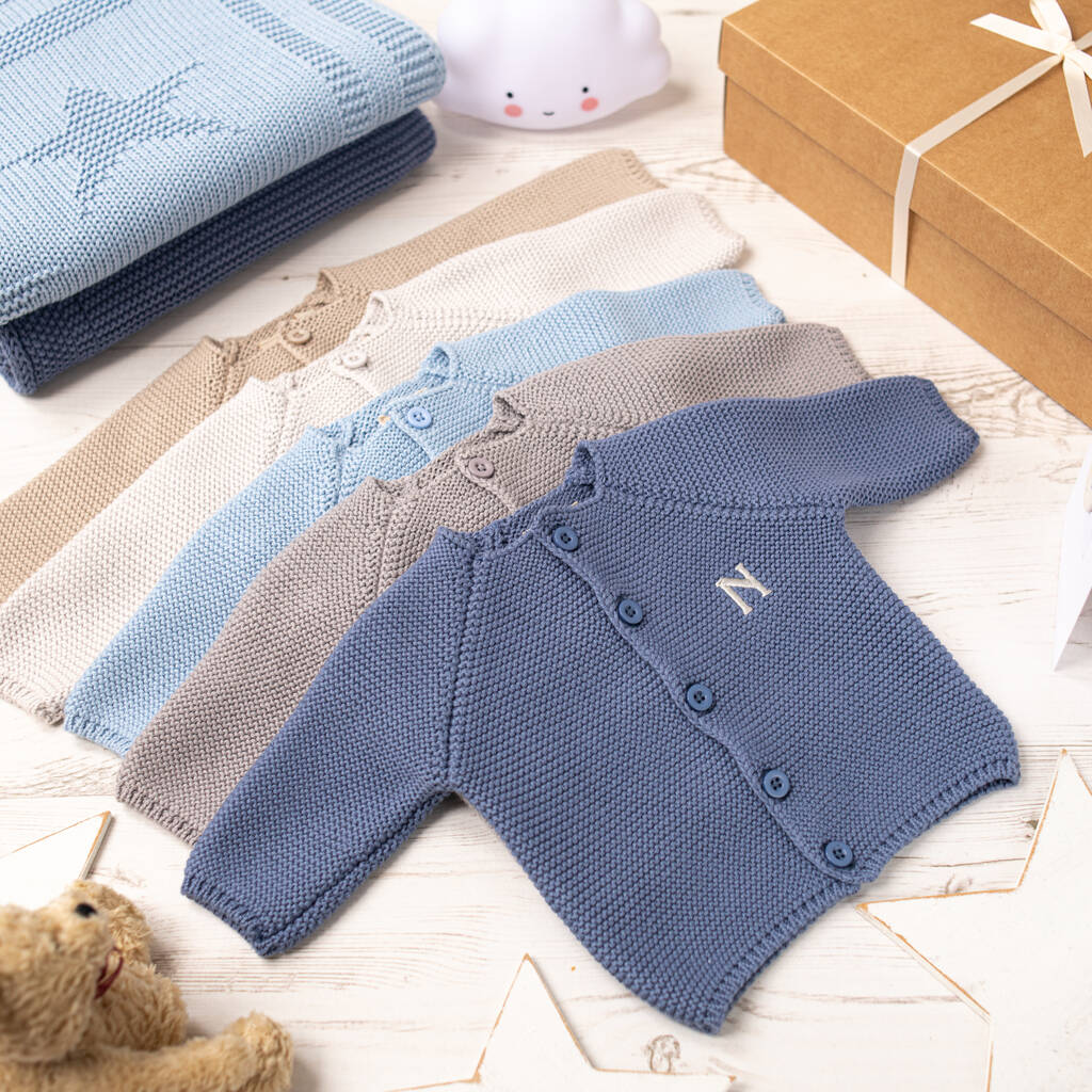 Baby Unisex Bubble Knitted Cardigan By Toffee Moon