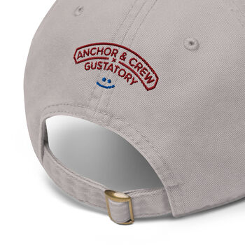 Decaf Is Literally Not An Option Cotton Embroidered Cap, 4 of 12
