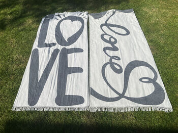 Love Handloomed Cotton Throw And Towel, 11 of 11
