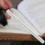 Personalised Engraved Silver Bookmark With Tassel, thumbnail 1 of 4