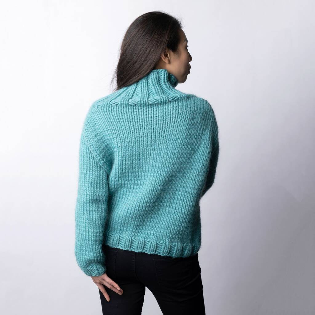 Make Your Own High Neck Sweater Knitting Kit By Stitch & Story