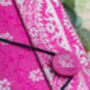 Notebook With Soft Cover From Pink Saree Fabric, thumbnail 3 of 9