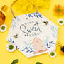 Hexagon ‘Home Sweet Home’ Wooden Slogan Sign, thumbnail 1 of 3