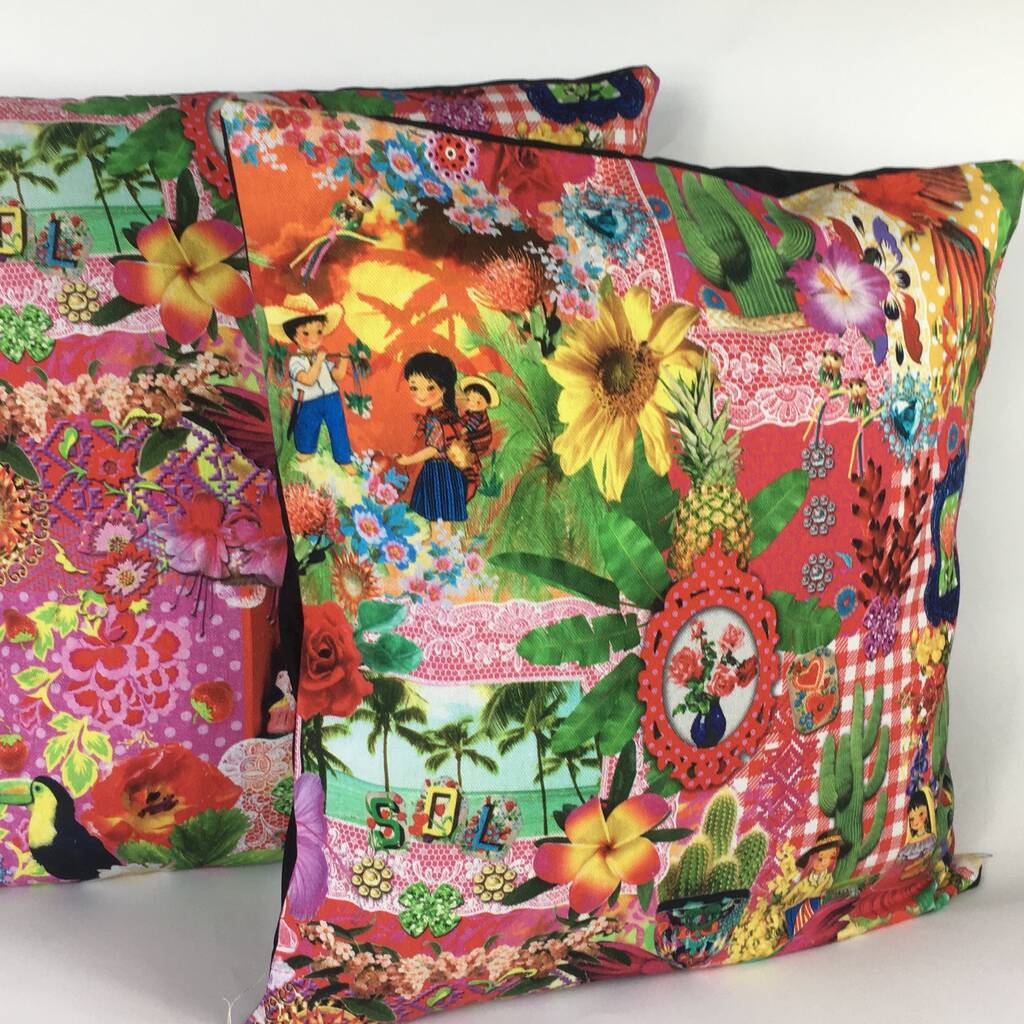 Mexican Summer Cushion Cover By Twentysevenpalms