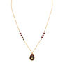 Agate And Gold Drop Pendant Necklace, thumbnail 3 of 3