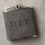 Personalised Monogram Hip Flask For Men, thumbnail 6 of 10