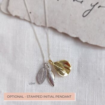 Sterling Silver Birth Flowers Personalised Necklace, 5 of 10